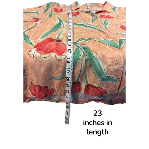 Vintage Weekend Clothes Line Tulip Print XL Shirt - Picture 8 of 8